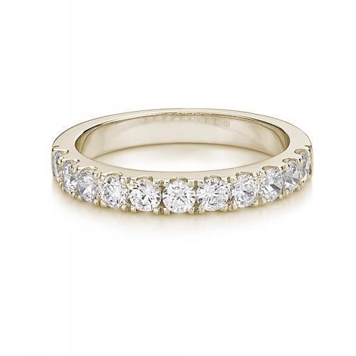 Princess Cut Engagement Ring and Band Set in Yellow Gold